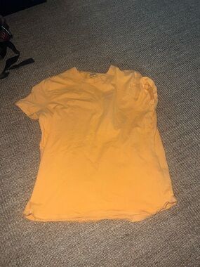 Basic Short-Sleeve Tee in orange